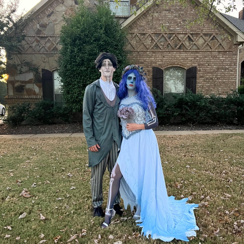 Corpse Bride Emily Costume Set size small